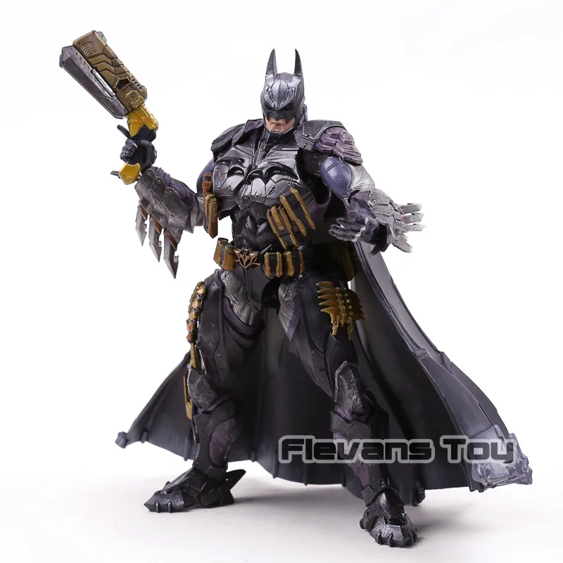 Play Arts Kai DC Comics Super Hero Variant PlayArts Kai No.14 Batman Armored PVC Action Figure Stat