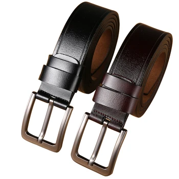 

8PCS / LOT SINGYOU New Long Belt Men Cowhide Real Leathe Belt Pin Male Metal Vintage Jeans Waist Belt Ceinture