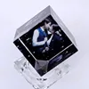 DIY Rotating Square Shaped Crystal Photo Frame Customized Color Printing Picture Frames Glass Personalized Gleamy Gifts ► Photo 2/6