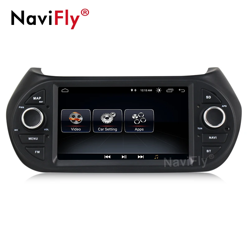 Best Free shipping! Android 8.1 Car radio dvd Multimedia player For FIAT Fiorino Qubo Citroen Nemo Peugeot Bipper GPS Navi WIFI RDS 3