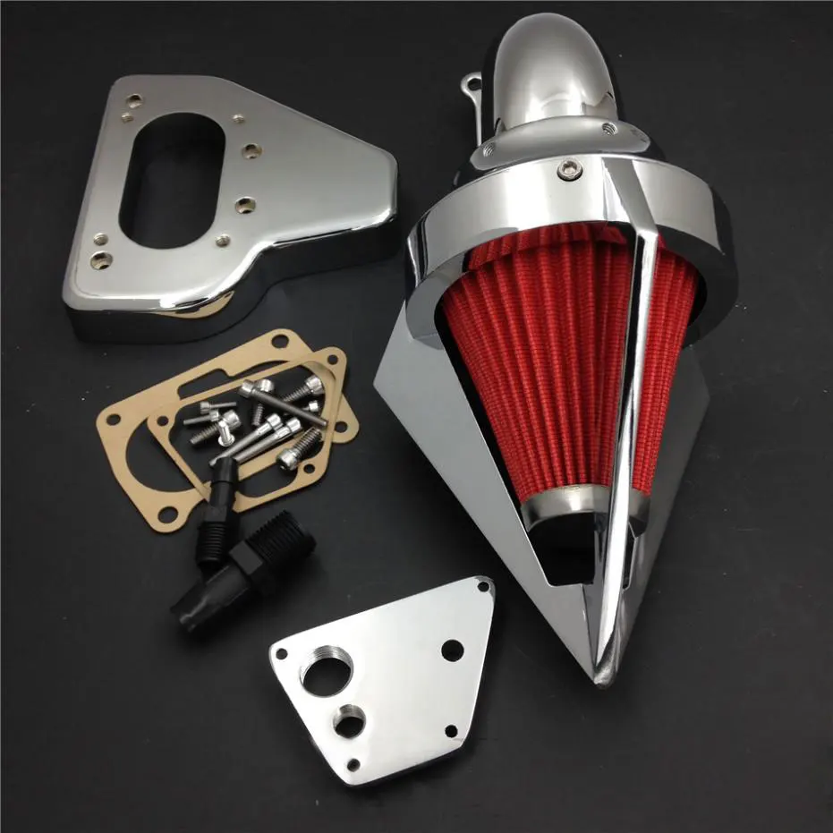 Впускной фильтр для мотоциклетного воздухоочистителя 02-09 Honda VTX 1800 VTX1800 R S C N F Chrome