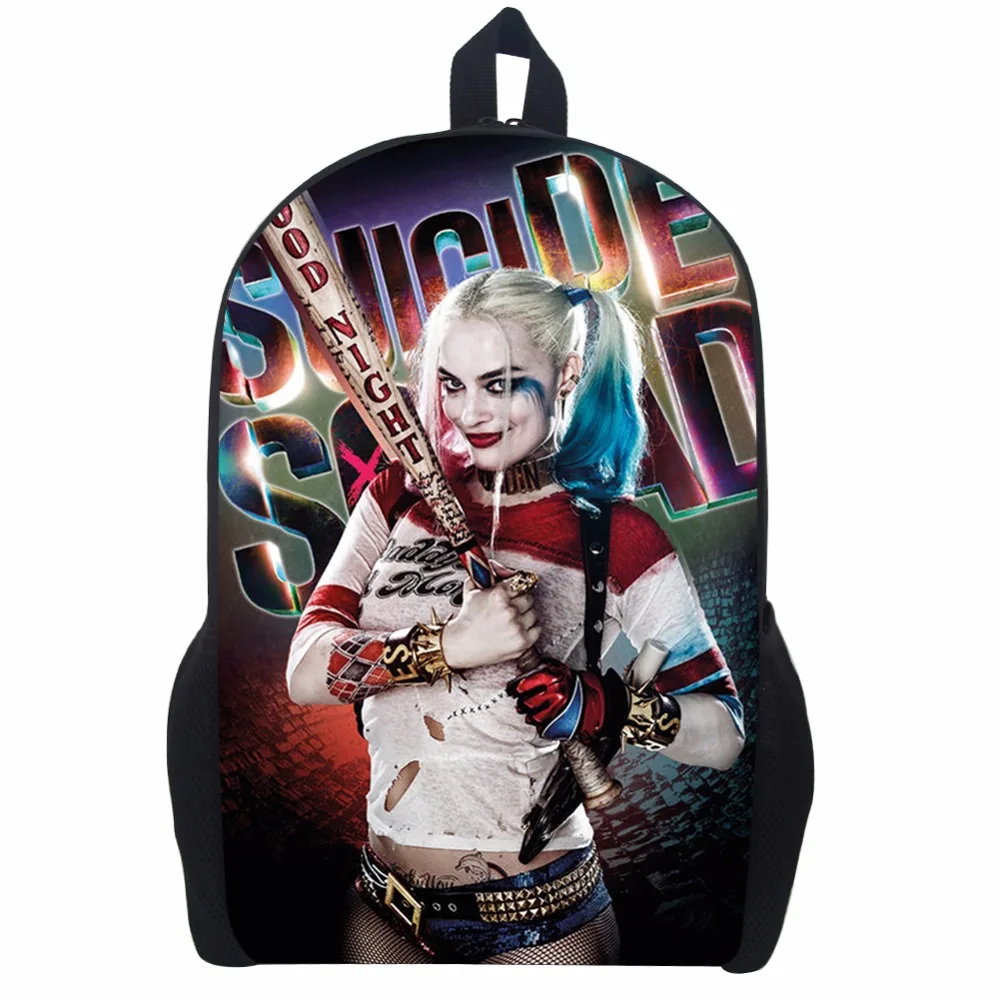 Buy Suicide Squad Backpack For Teenager Children Harley Quinn Joker School Bags