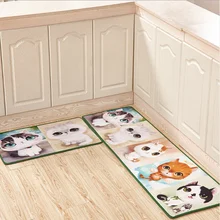 Обновленные современные супер мягкие Нескользящие Коврики для кухни дверные коврики ковры для спальни