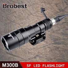 Тактический M300 M300B мини Скаут свет открытый винтовка охотничий фонарик 400 люмен оружие свет светодиодный Lanterna