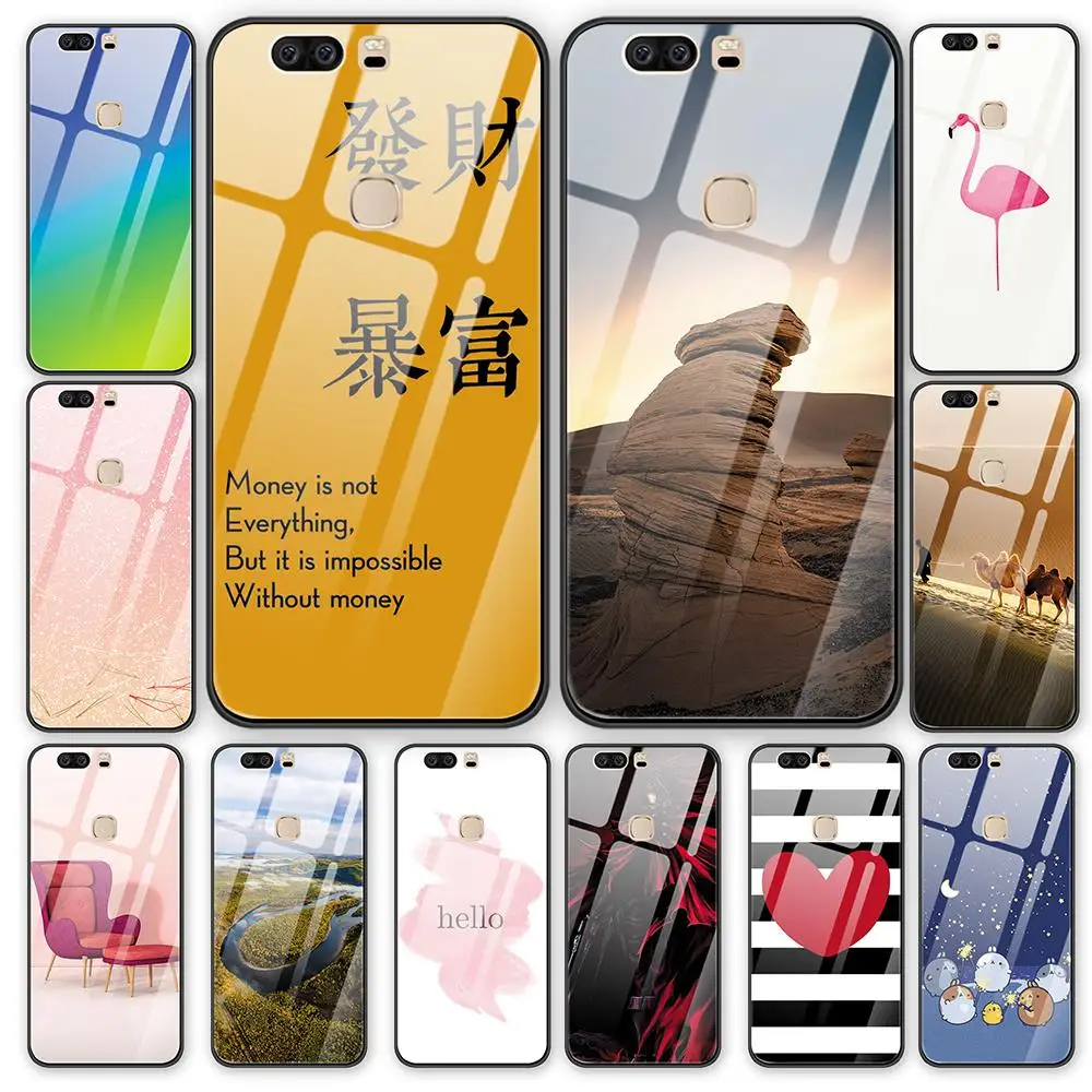

For HUAWEI Honor v8 Cases Cover Tempered glass Phone Cases Honor v8 Tempered glass Phone Case