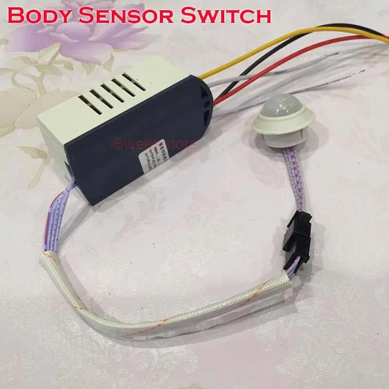 New AC220V IR Infrared Module Body Sensor Intelligent Light Motion Sensing Switch New Worldwide 1pc (5)