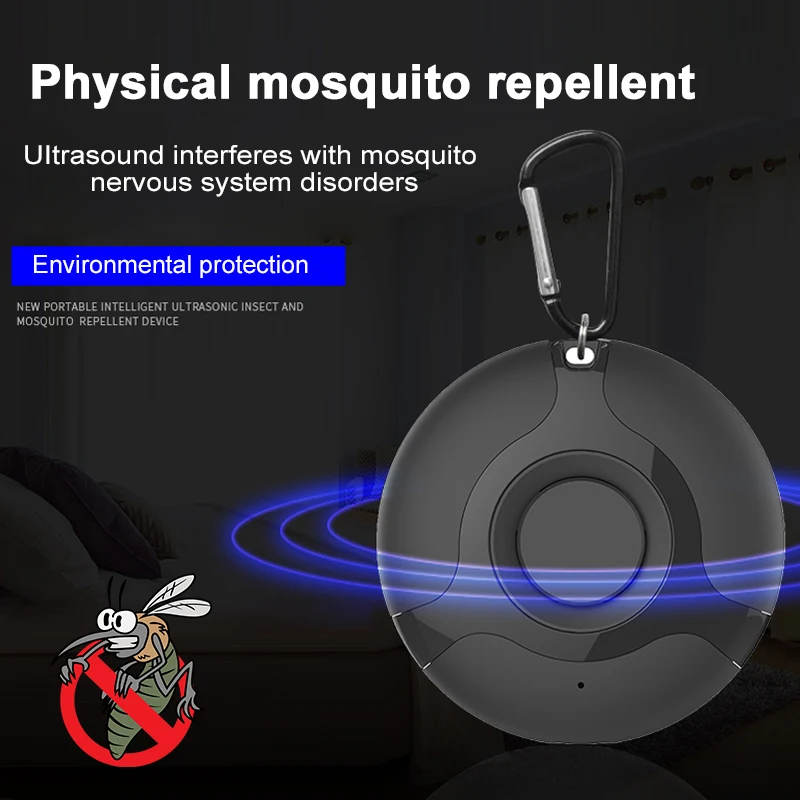 

Mosquito Repellent Outdoor Anti-Mosquito Device Portable Ultrasonic Mouse Expeller Effective Electronic Round Insect Repellent