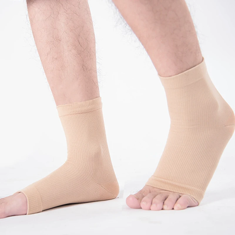 1 пара компрессионных носков унисекс для мужчин и женщин без пальцев подошвенный фасциит для лечения боли в ногах поддержка лодыжки и свода