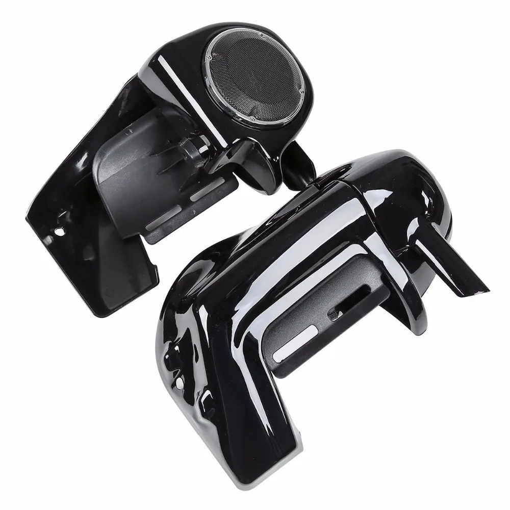 

Motorcycle Lower Vented Leg Fairing with 6.5'' Speakers Set For Harley Touring Electra Glide Road King Street Glide 1983-2013