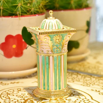 

Roman column toothpicks extinguishers hand pressure automatic toothpick box household hotel club receive a toothpick