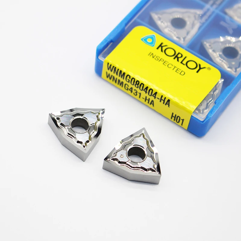 

20PCS WNMG080404 HA H01 WNMG 080404 Aluminum cutter blade Insert Cutting Tool turning tool CNC Tools AL +TIN Alloy wood