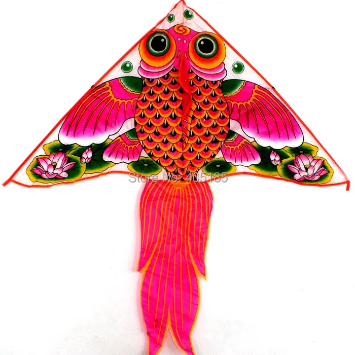 Free Shipping Outdoor Fun Sports Chinese Style Goldfish Kite Flying
