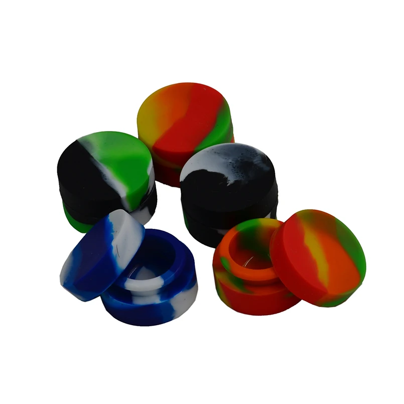 2pcs 6ml Bho Silicone Slick oil Containers Silicon Dab Wax Jar Seals butane Oil Concentrate Storage Box | Дом и сад