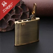Zorro Vintage Copper Gasoline Lighter Oil Petrol Refillable Use Flint Petrol Gasoline Kerosene Fire Lighter Zorro Vintage Copper Gasoline Lighter Oil Petrol Refillable Use Flint Petrol Gasoline Kerosene Fire Lighter