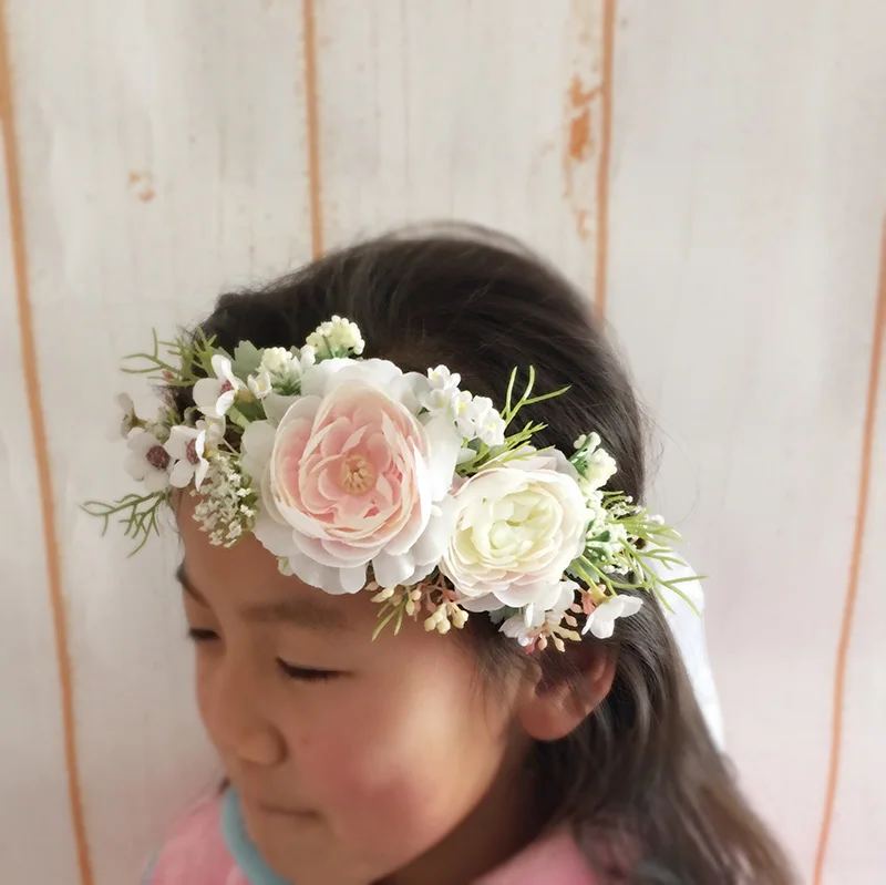 

Spring Flower Floral Wreath Crown