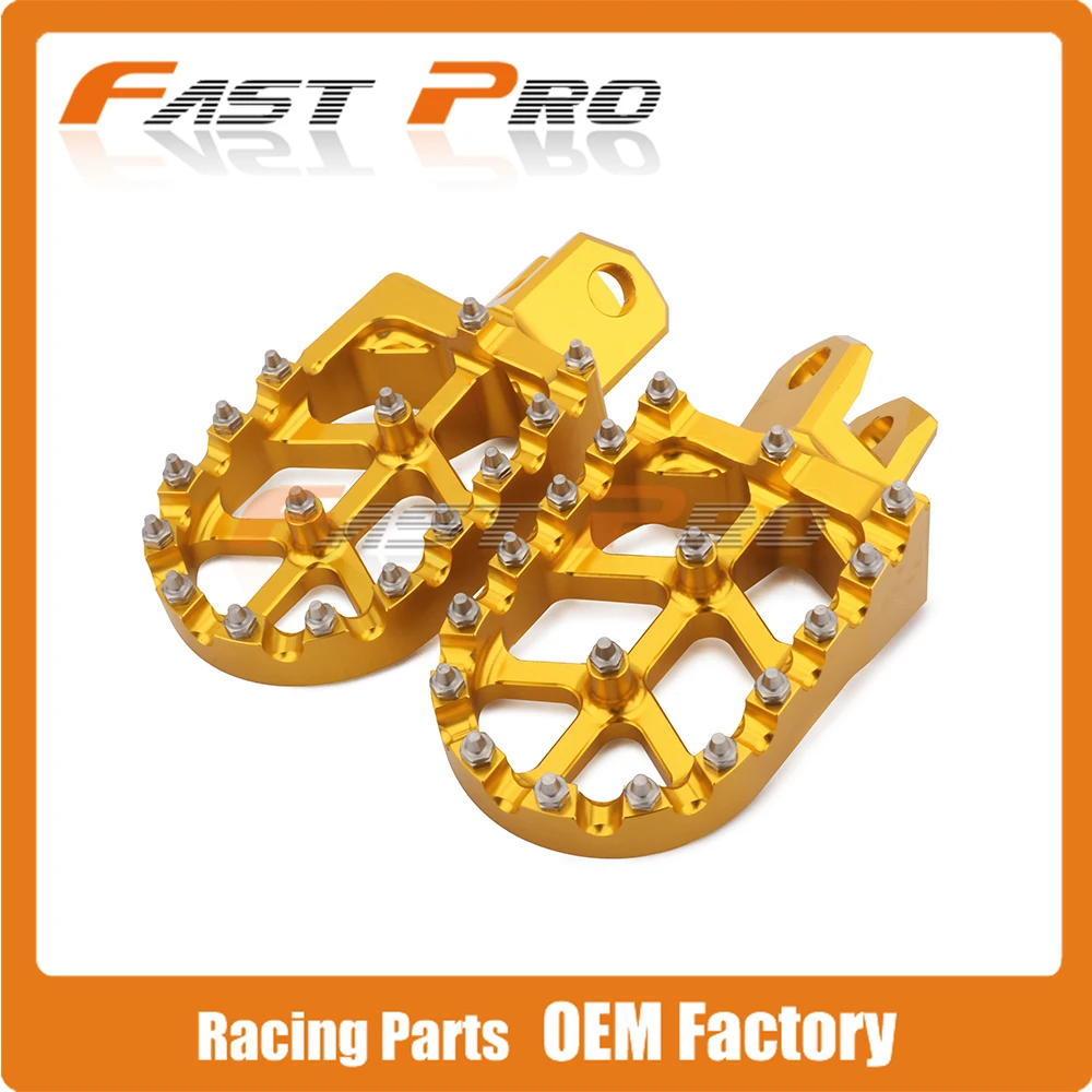 Billet MX Wide Foot Pegs Rests Pedals Footpegs For SUZUKI DR Z DRZ 400