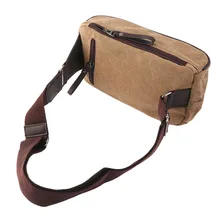 2016 New Vintage Canvas Satchel Chest Pack Man’s Sports Hiking Shoulder Bag Promotion