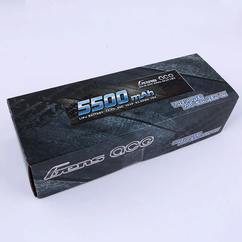 Батарейка Gens ace Lipo 11 1 В 5500 мАч 3S 50C TRX разъем 1/8 RC автомобильные аккумуляторы для