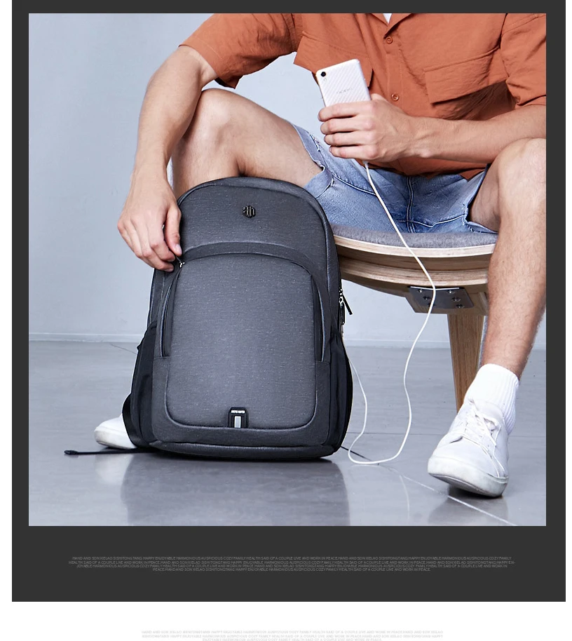 ARCTIC HUNTER new men's shoulder bag backpack computer bag travel bag men's business travel England fashion bag