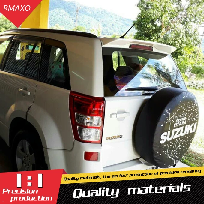 Najtaniej Dla Suzuki Vitara Spoiler ABS materiał tylny spojler samochodu podkład kolor tylny Spoiler dla Suzuki grand Vitara Spoiler 2009 2013