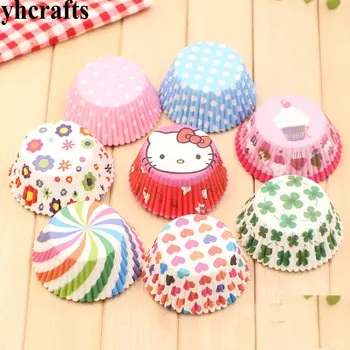 

25PCS/LOT.8 design Muffin cups craft material Kindergarten arts and crafts Can do Flower Animal Family fun DIY toys Creative OEM
