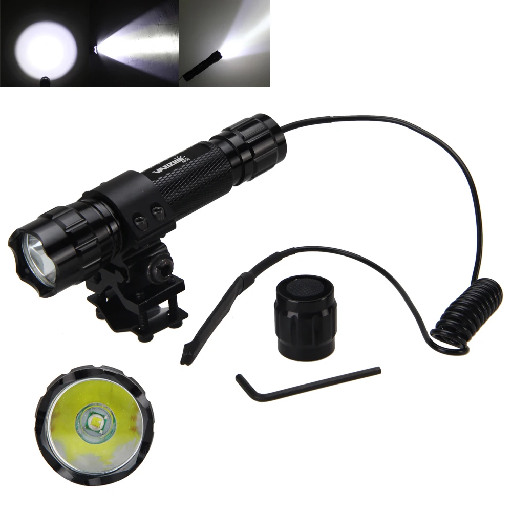 Remote Pressure Switch For 3 XML T6 LED 3 T6 Tactical Flashlight