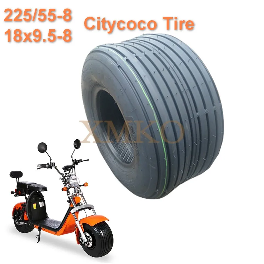 225/55-8 шина Citycoco 8 дюймов 18x9. 50-8 4PR электрический скутер вакуумные шины для Harley Citycoco скутер колеса