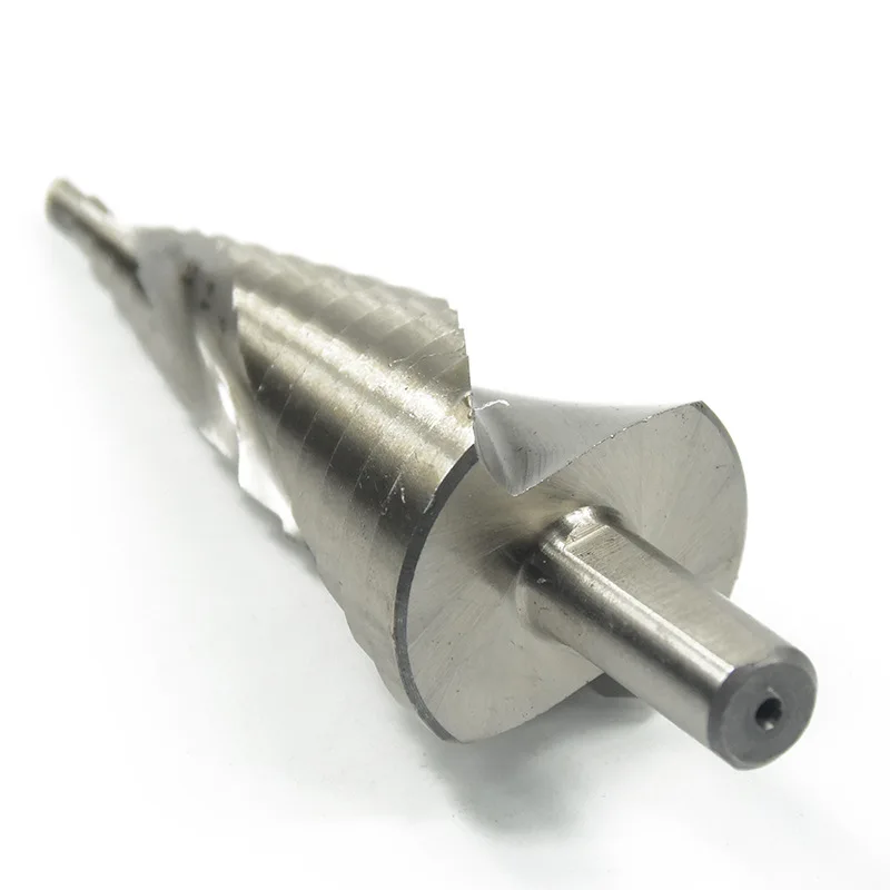 5 MPT HSS Spiral Center Step Drill Bit Titanium Spiral Groove Stepped Drill 4-32 Solid Carbide Mini Drill Titanium Step Drill Bit