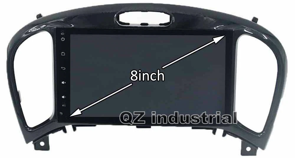 Discount QZ industrial HD 8inch Android 8.1 T3 for Nissan JUKE Car DVD player with GPS 3G 4G WIFI BT Radio Navigation Stereo SWC RDS Map 0