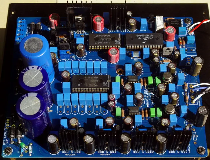 TDA1541 audio dac decoder hifi fiber coaxial decoder board