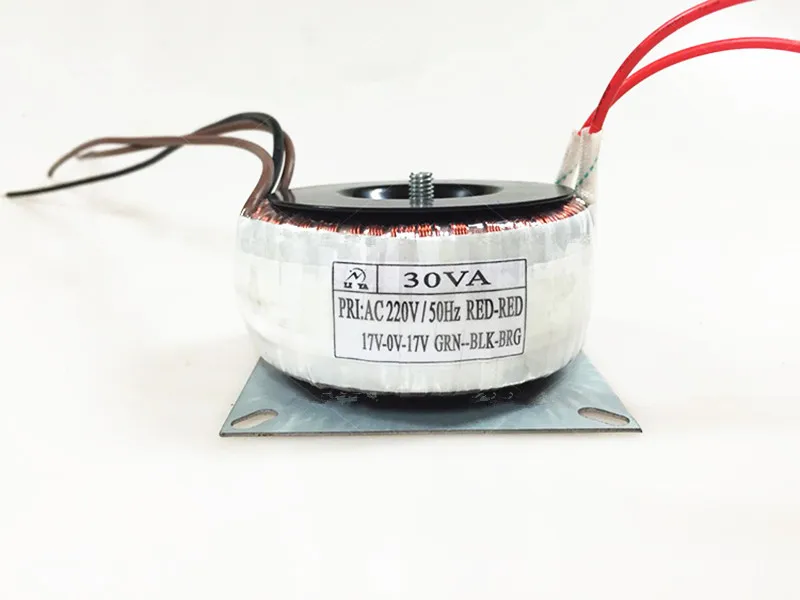 

30W Toroidal transformer 220V /110V input double 12V/15V/18V/22V for power amplifier preamplifier decoder player free shipping