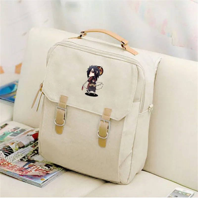 

Canvas Preppy Style Backpack Uzumaki Naruto Uchiha Madara Women Mochila Small Backpacks Student School Bags for Teenagers Girls