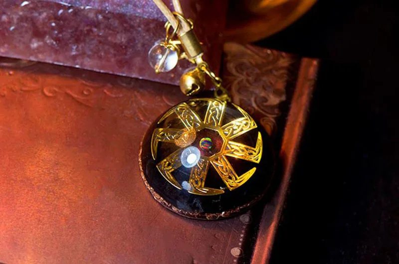 AURAREIKI Orgonite Шарм Подвеска натуральный кристалл излучения подвеска Рэйки Orgonite благословение счастливый кулон ювелирные изделия для женщин C0123