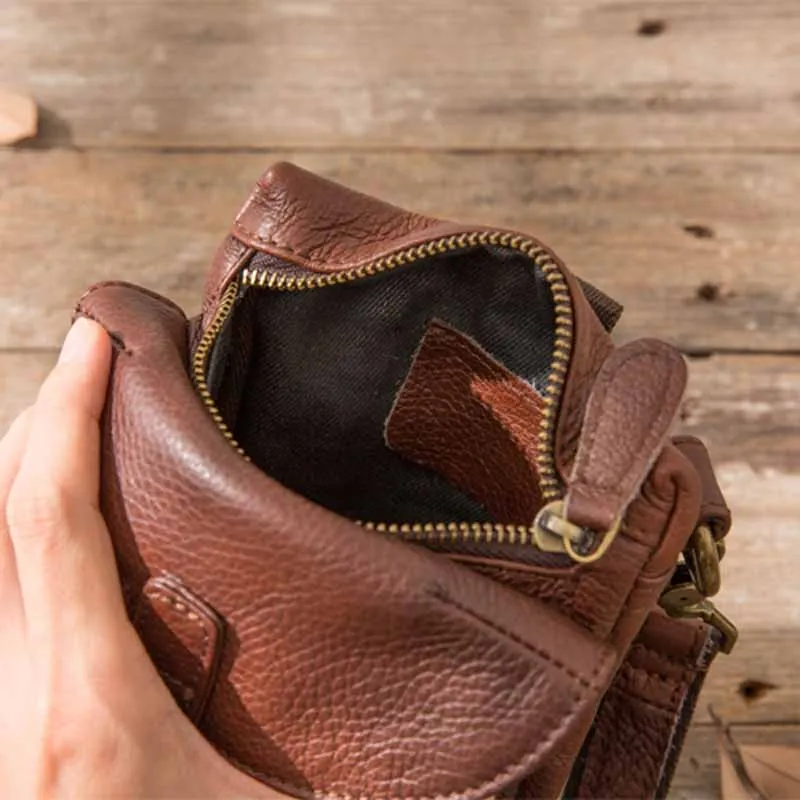 AETOO Original retro first layer cowhide multi-function bag tide men's bag men's pockets Messenger bag shoulder bag leather cowh