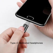 Type-C Earphone, Digital Hifi Wired Control Earbuds