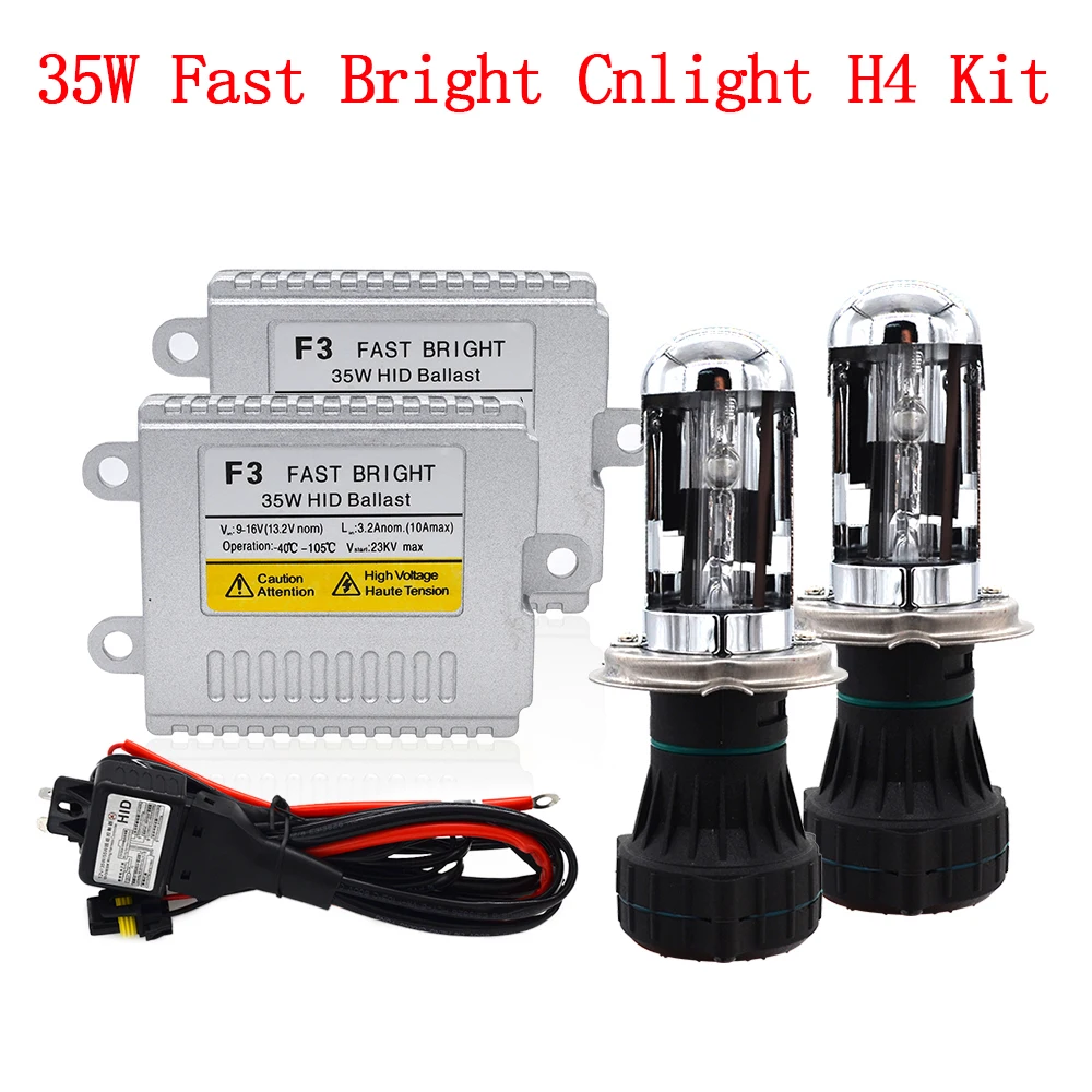 35W Cnlight H4 HID Kit