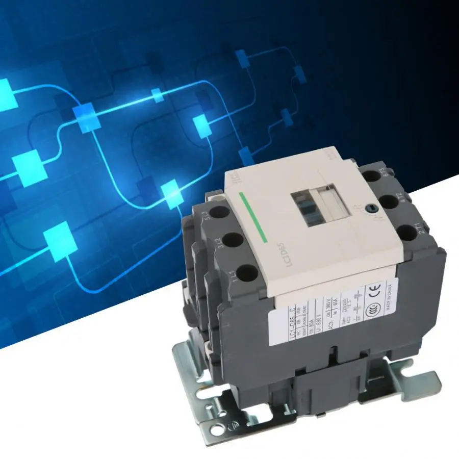 

LC1D65 AC Contactor 3 Poles Coil Electrical Contactor 220V 65A 50/60Hz