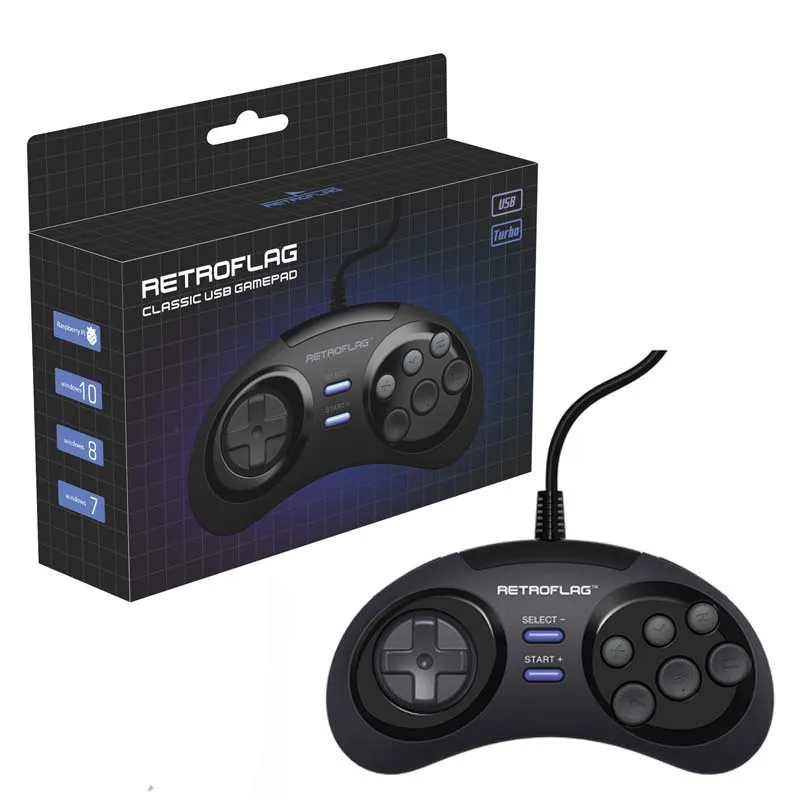 Чехол Retroflag MEGAPi/Функциональная кнопка игрового контроллера для Raspberry Pi 3 B Plus (3B