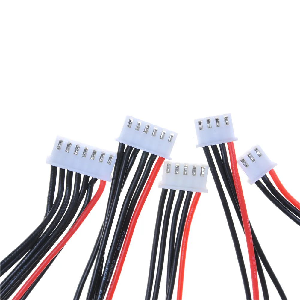5pcs 2S 3S 4S 5S 6S Lipo Battery Balance Charger Cable Connector Plug Wi@V