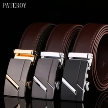 PATEROY мужской ремень, Мужские поясные ремни, натуральная кожа, Riem Cinturon Hombre Ceinture Homme, дизайнерские Cinto Masculino, высокое качество