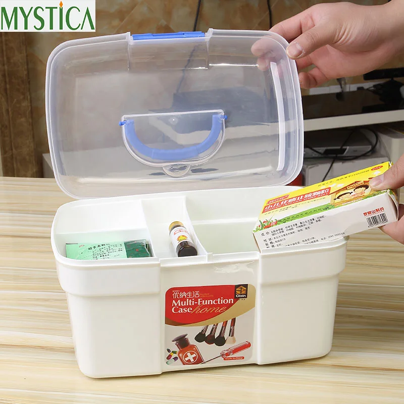 1PCS Multi layered Large Family First Aid Kit Box Medicine