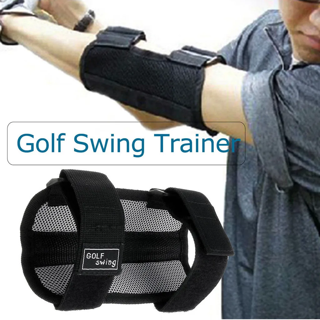 

Golf Training Aids Swing Hand Straight Practice Elbow Brace Posture Corrector Support for Beginners Arc Trainer Accessories3.88