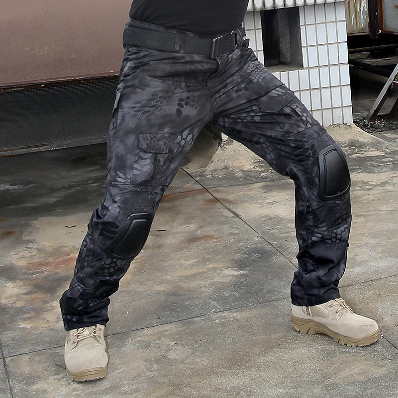 Kryptek Typhon Camouflage Military Tactical Pants With Knee Pads G2 ...