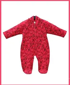 Новинка года; зимняя одежда для малышей из бархата кораллового цвета с длинными рукавами цельнокроеное детское боди; Одежда для новорожденных мальчиков и девочек Одежда для младенцев