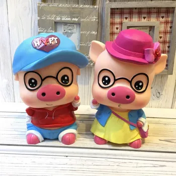 

Cute Cartoon Pig Piggy Bank Piglet Money Box Large Piggy Bank Children Birthday Gift Home Decoration Accessories