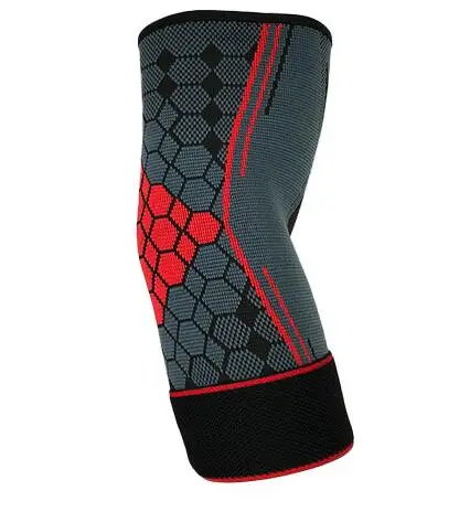 Эластичный бандаж, поддержка локтя, противоскользящие компрессионные налокотники, подлокотники, manicotti ciclismo, налокотники для баскетбола - Цвет: Красный