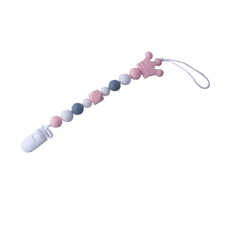 1 шт., подарок для новорожденных мальчиков и девочек, Силиконовая пустышка для душа, клипса, заколка для зубов - Цвет: Розовый