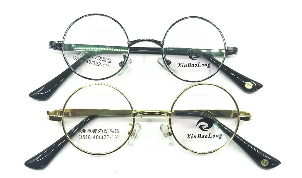Титан Винтаж 40 мм маленький круглый полный обод оправы для очков Rx в состоянии очки для мужчин женщин очки