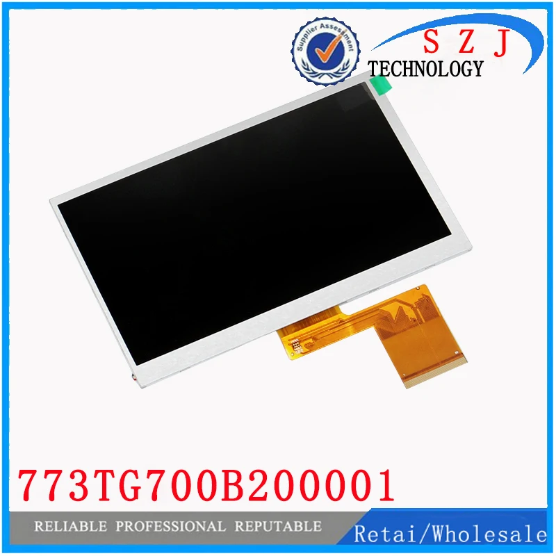 

New 7'' inch LCD screen cable 773TG700B200001 LCD display LCD screen internal display size 164*105mm Free shipping