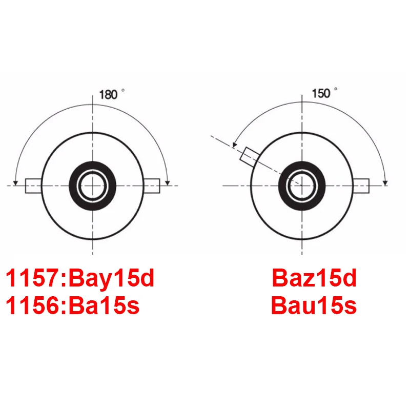 1pcs 1156 BA15S BAU15S P21W 33 Led 5630 smd 1157 BAY15D BAZ15D 7440 7443 3156 3157 Car Tail Bulb Brake Lights auto Reverse Lamp (1)
